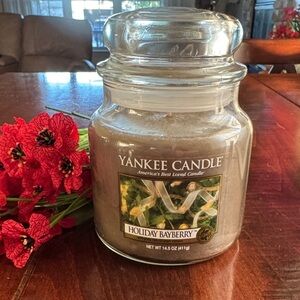 Yankee Candle Holiday Bayberry Green Jar